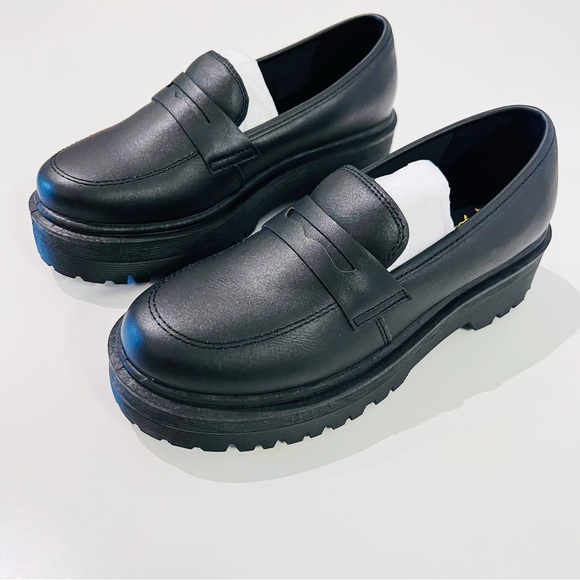 NWT Dolls Kill Black ‘Best To Do It’ Vegan Leather Loafer Shoes - Picture 3 of 15